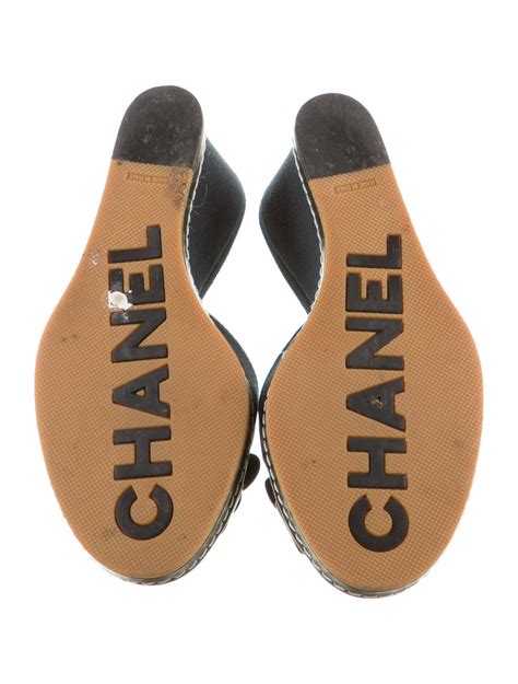 sandale femme chanel|chanel wedge sandals 2022.